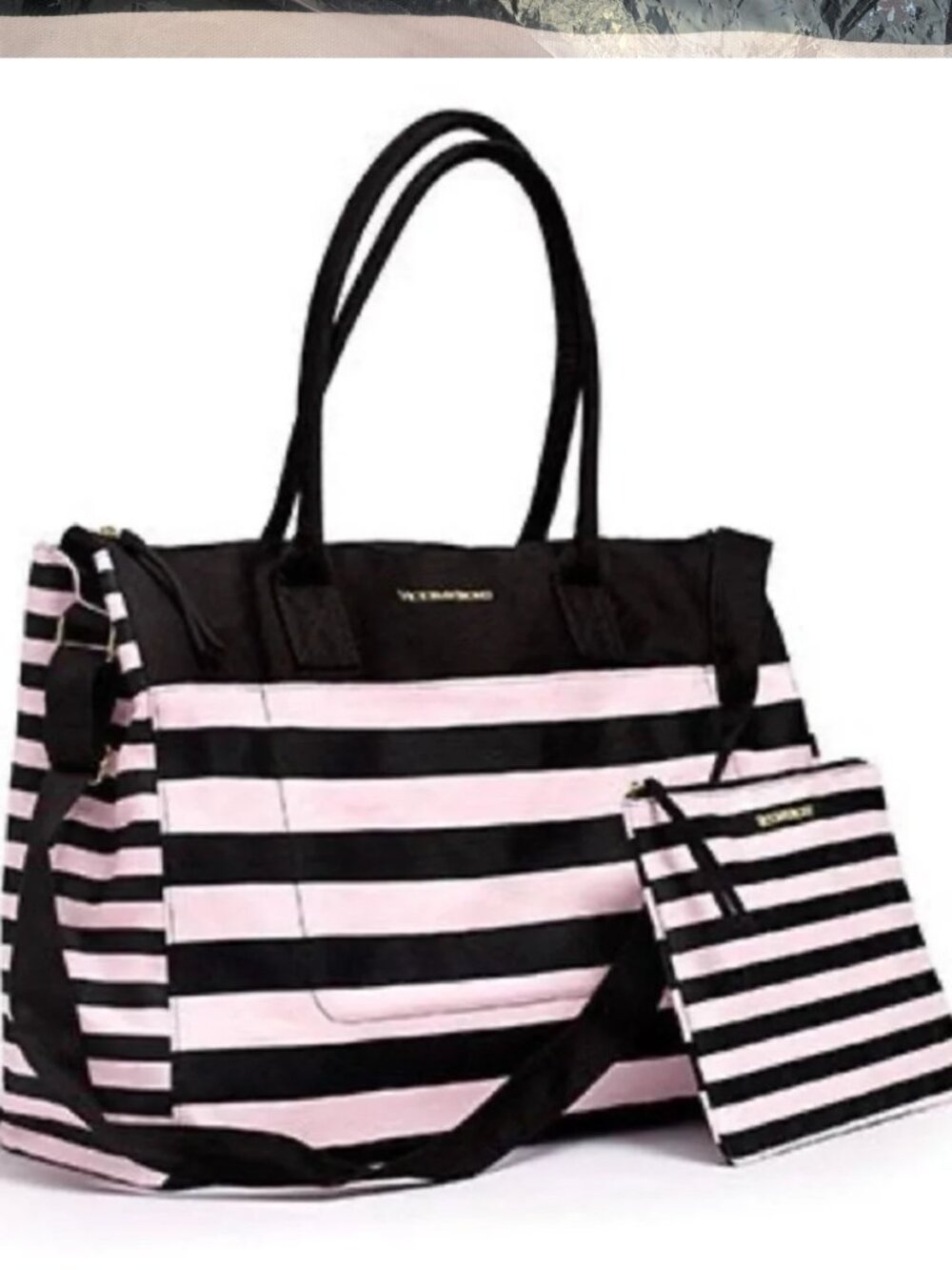 Victoria's Secret Large Weekender Bag with Pouch